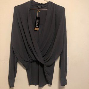 Natalie Busby Gauze Twist Blouse